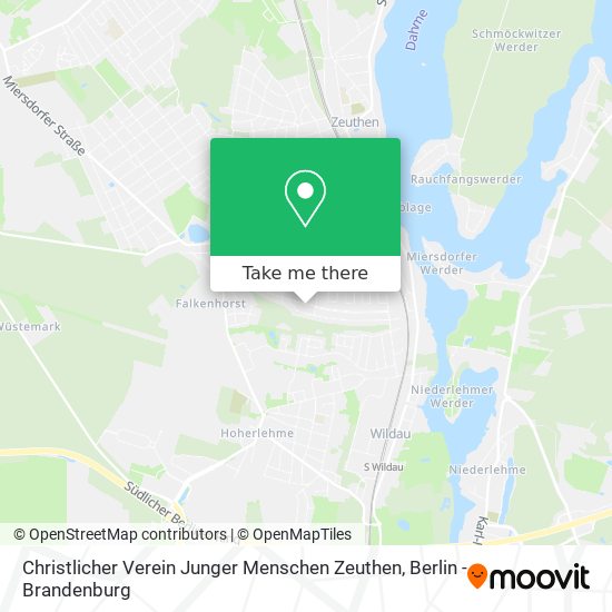 Christlicher Verein Junger Menschen Zeuthen map