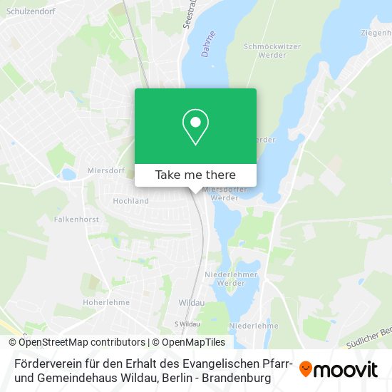 Förderverein für den Erhalt des Evangelischen Pfarr-und Gemeindehaus Wildau map