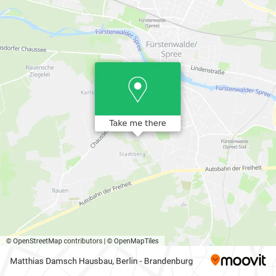 Карта Matthias Damsch Hausbau