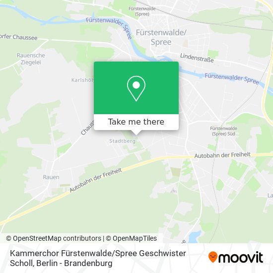 Kammerchor Fürstenwalde / Spree Geschwister Scholl map