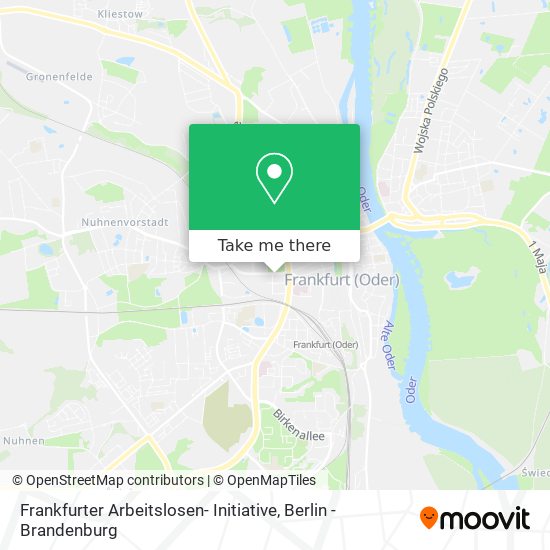 Карта Frankfurter Arbeitslosen- Initiative