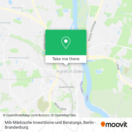 Карта Mib-Märkische Investitions-und Beratungs