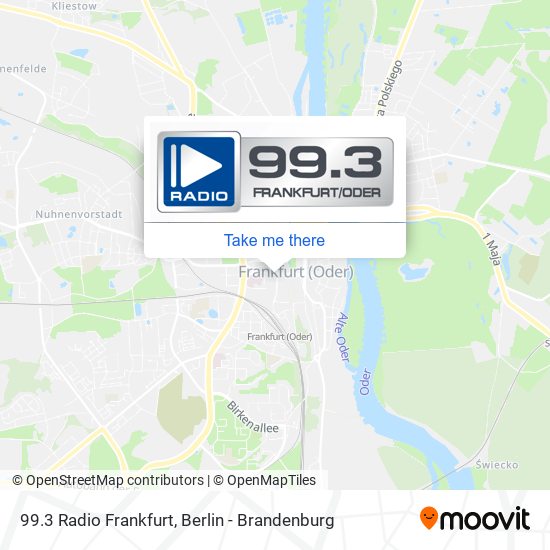 Карта 99.3 Radio Frankfurt