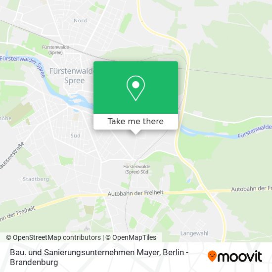 Bau. und Sanierungsunternehmen Mayer map