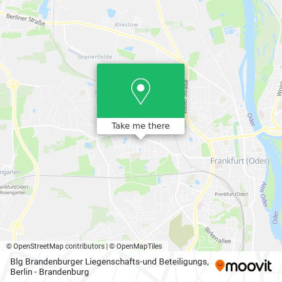 Blg Brandenburger Liegenschafts-und Beteiligungs map