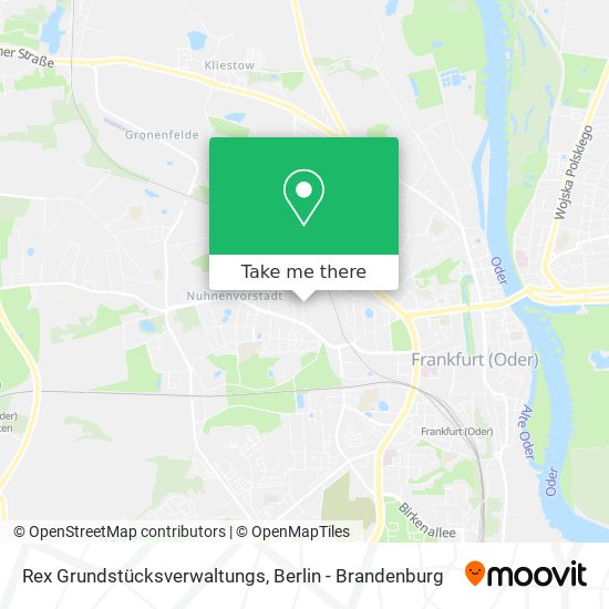 Rex Grundstücksverwaltungs map