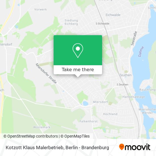 Kotzott Klaus Malerbetrieb map