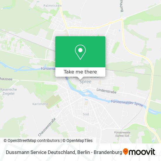 Карта Dussmann Service Deutschland