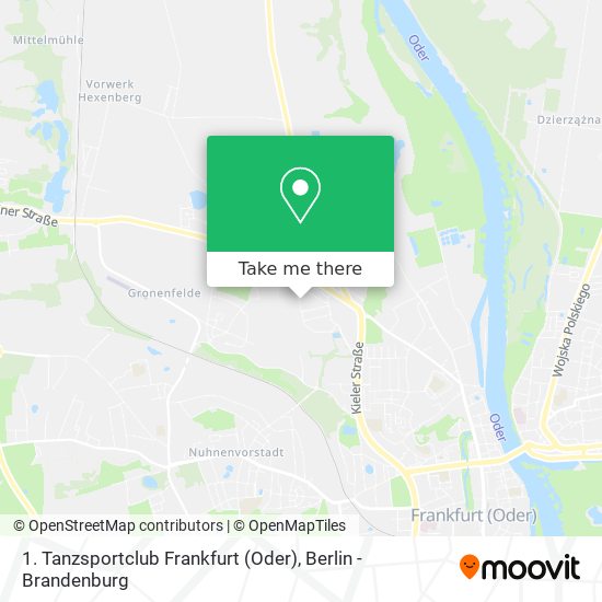 1. Tanzsportclub Frankfurt (Oder) map