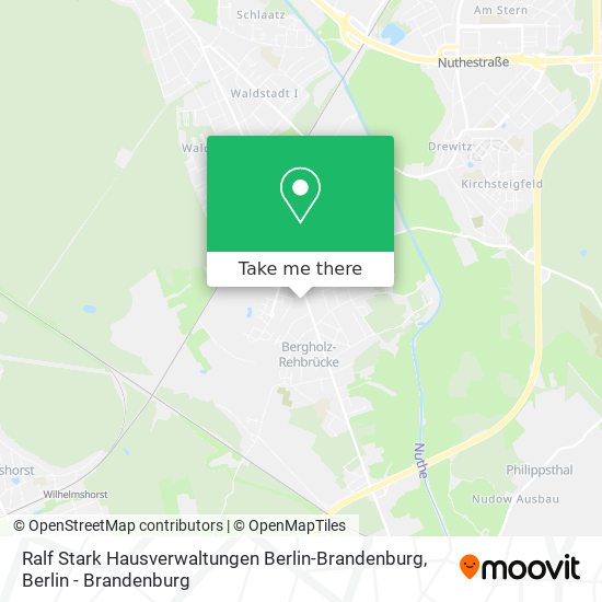 Карта Ralf Stark Hausverwaltungen Berlin-Brandenburg