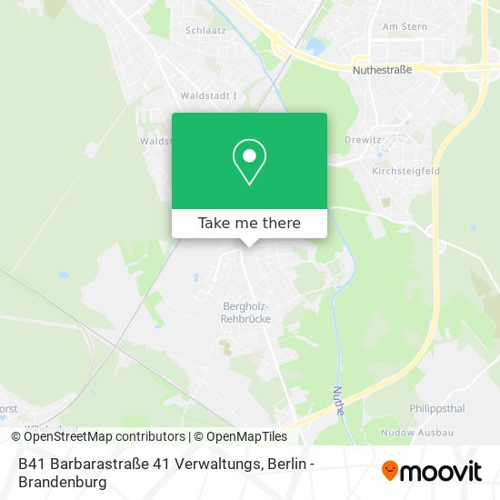 B41 Barbarastraße 41 Verwaltungs map