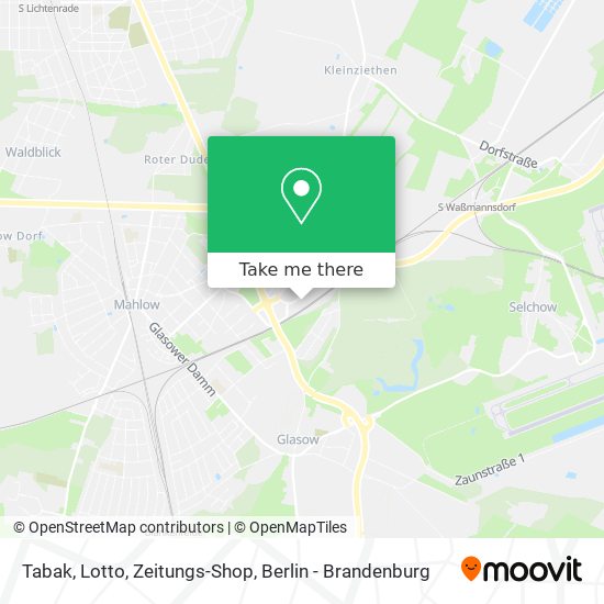 Tabak, Lotto, Zeitungs-Shop map