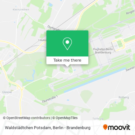 Waldstädtchen Potsdam map