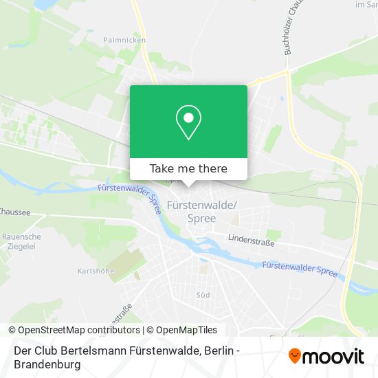 Der Club Bertelsmann Fürstenwalde map