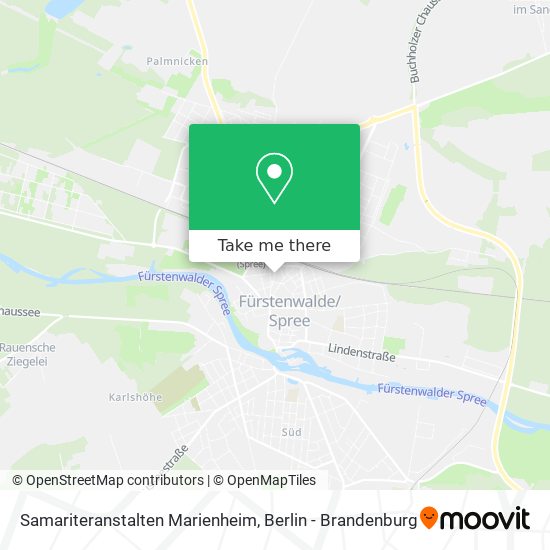 Карта Samariteranstalten Marienheim