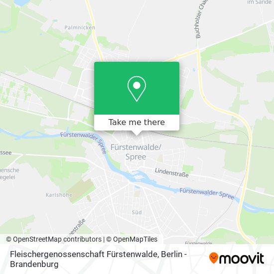 Карта Fleischergenossenschaft Fürstenwalde