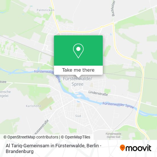 Al Tariq-Gemeinsam in Fürstenwalde map