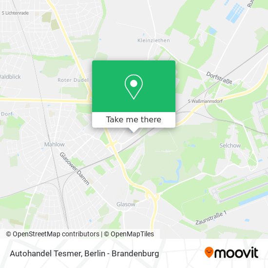 Autohandel Tesmer map