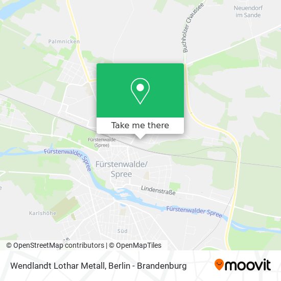 Карта Wendlandt Lothar Metall