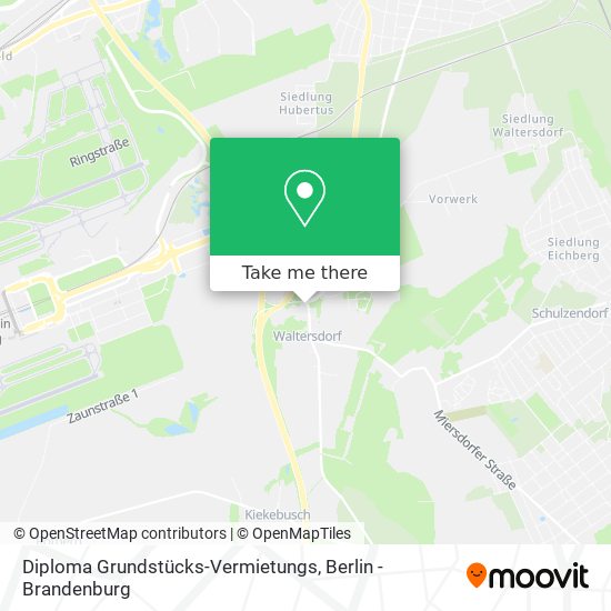 Diploma Grundstücks-Vermietungs map