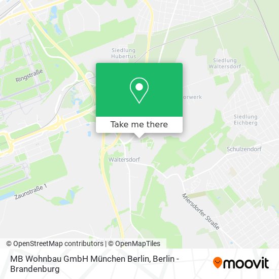 Карта MB Wohnbau GmbH München Berlin