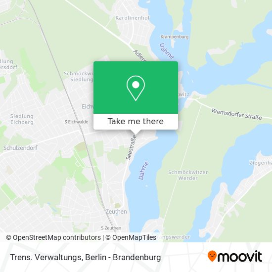 Trens. Verwaltungs map