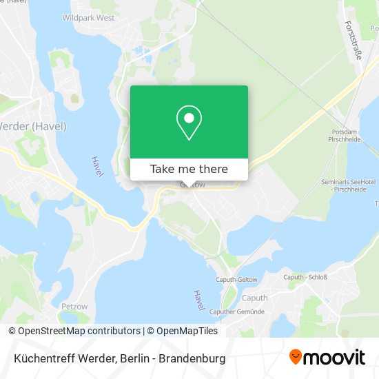 Küchentreff Werder map