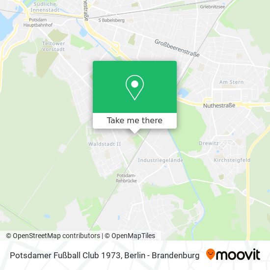 Potsdamer Fußball Club 1973 map