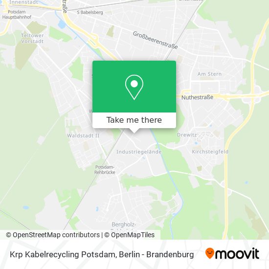 Карта Krp Kabelrecycling Potsdam