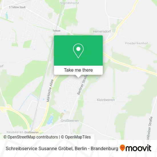 Карта Schreibservice Susanne Gröbel