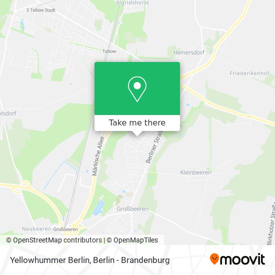 Карта Yellowhummer Berlin