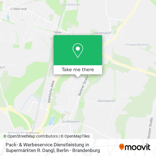 Pack- & Werbeservice Dienstleistung in Supermärkten R. Dangl map