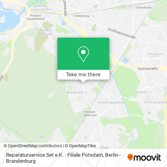 Reparaturservice Set e.K. - Filiale Potsdam map