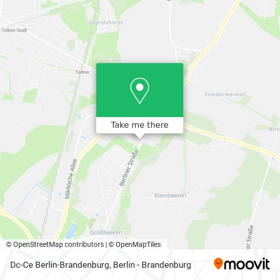 Карта Dc-Ce Berlin-Brandenburg