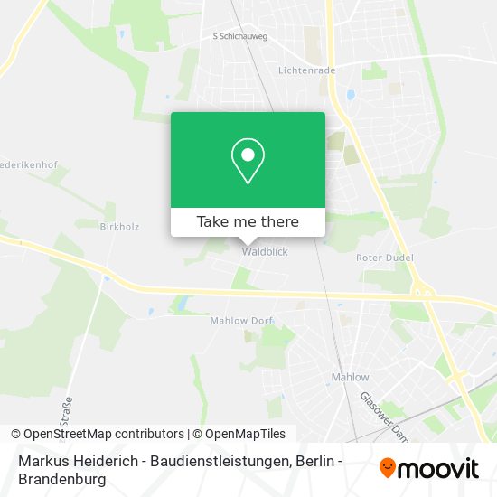 Markus Heiderich - Baudienstleistungen map