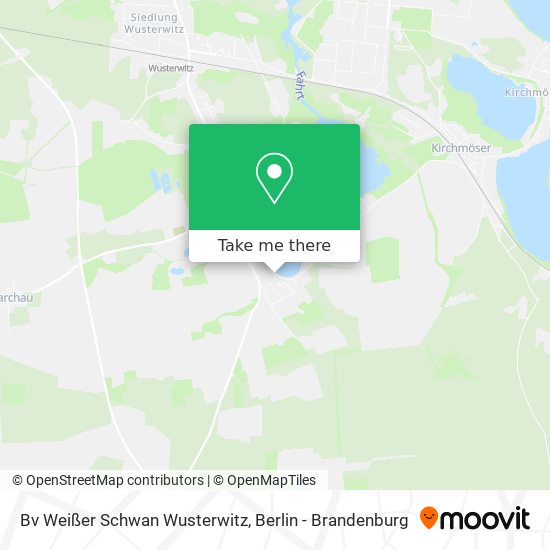 Bv Weißer Schwan Wusterwitz map
