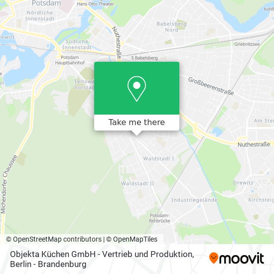 Карта Objekta Küchen GmbH - Vertrieb und Produktion