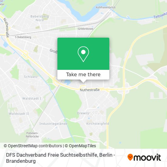 DFS Dachverband Freie Suchtselbsthilfe map