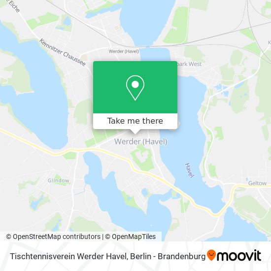 Tischtennisverein Werder Havel map