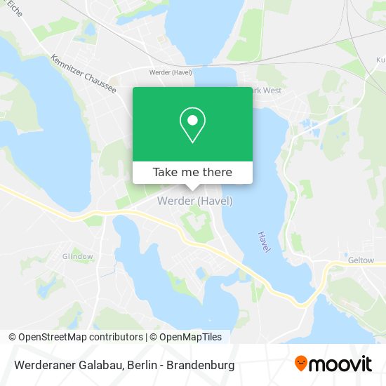Werderaner Galabau map