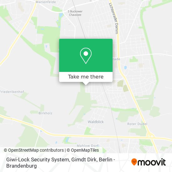 Giwi-Lock Security System, Gimdt Dirk map