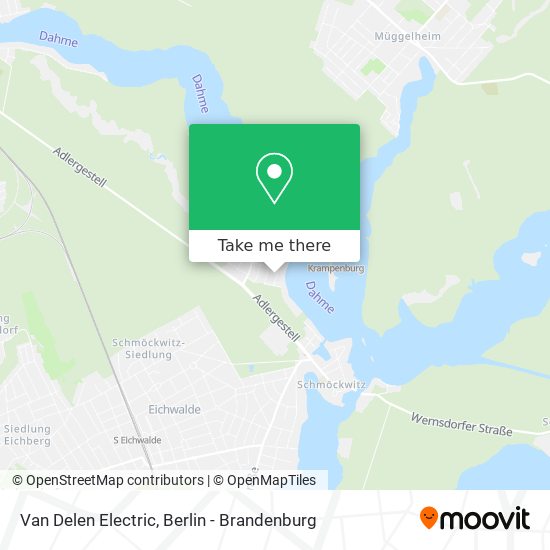 Van Delen Electric map