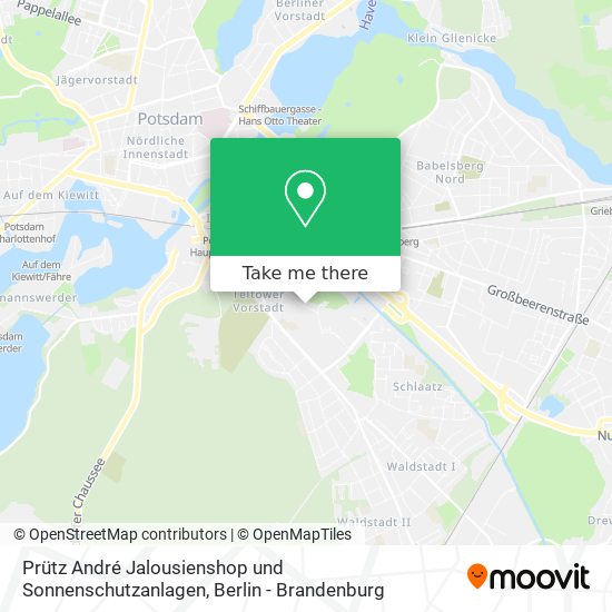 Prütz André Jalousienshop und Sonnenschutzanlagen map