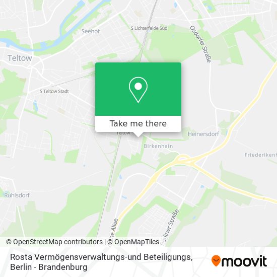 Rosta Vermögensverwaltungs-und Beteiligungs map