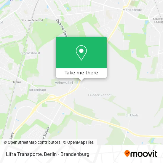 Карта Lifra Transporte