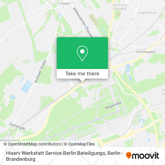Hiserv Werkstatt Service Berlin Beteiligungs map