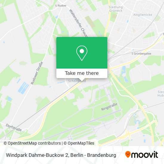 Windpark Dahme-Buckow 2 map