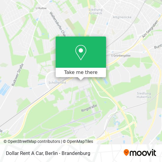 Dollar Rent A Car map