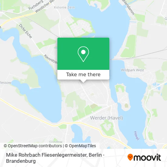 Карта Mike Rohrbach Fliesenlegermeister