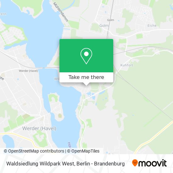 Карта Waldsiedlung Wildpark West